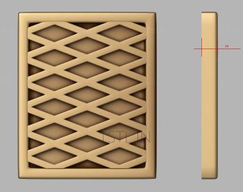 Set of panels (KPN_0045) 3D model for CNC machine